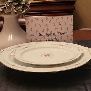 Narumi China Serving Platter Set
